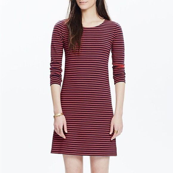 Madewell Sorbonne Dress in Sailor Stripe Size M - Picture 1 of 11